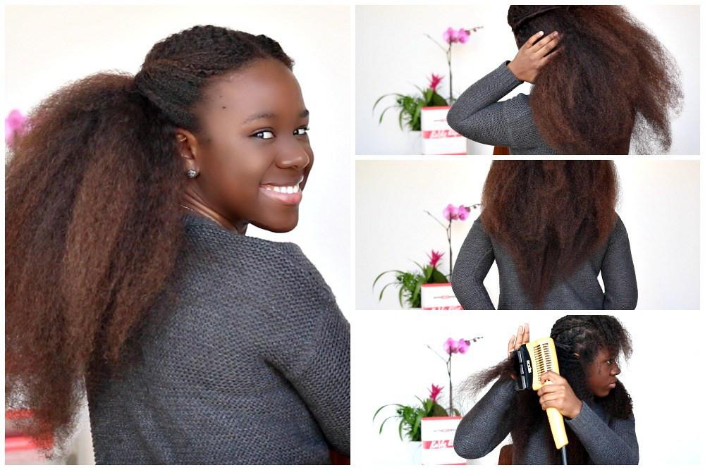 Video: How to Blowout Your Kinky Hair Extensions | Kurly Klips